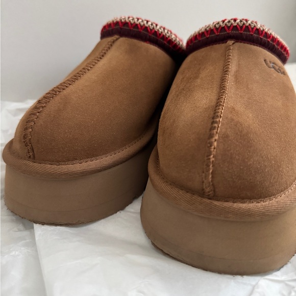 UGG Tazz Platform Slipper Chestnut Size 7 Women - Picture 6 of 11